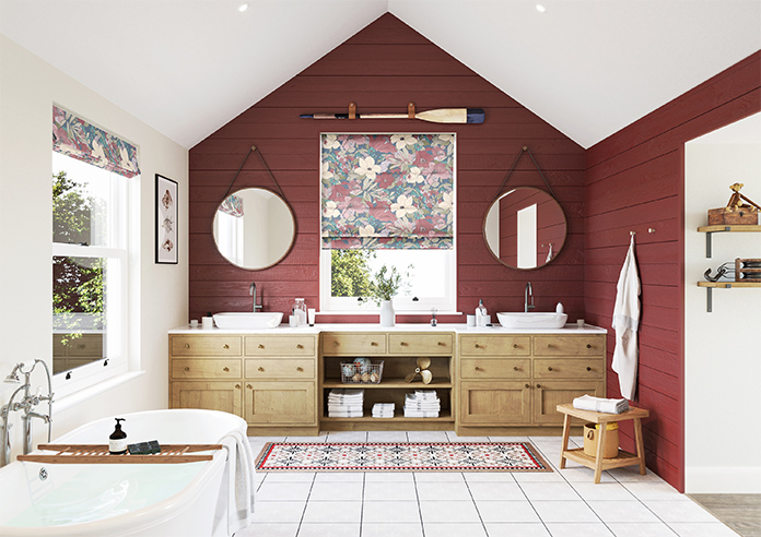 Maisie, Cherry - Roman Blind - Image 8